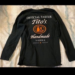 Titos vodka long sleeve t shirt